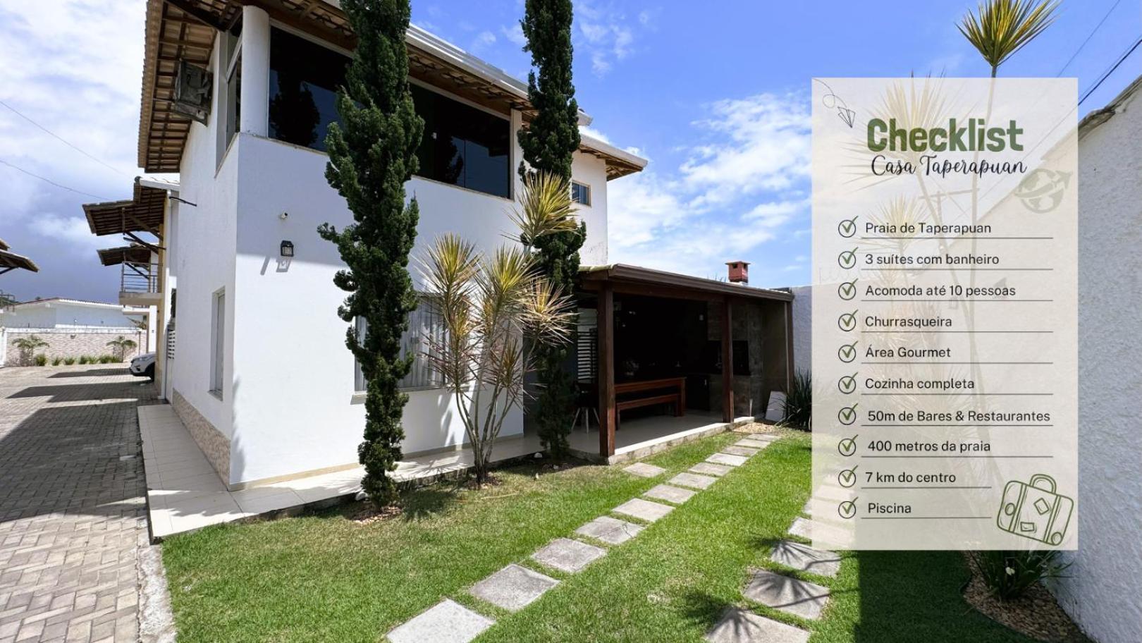 Casa Duplex Na Praia De Taperapuan 포르투세구로 외부 사진